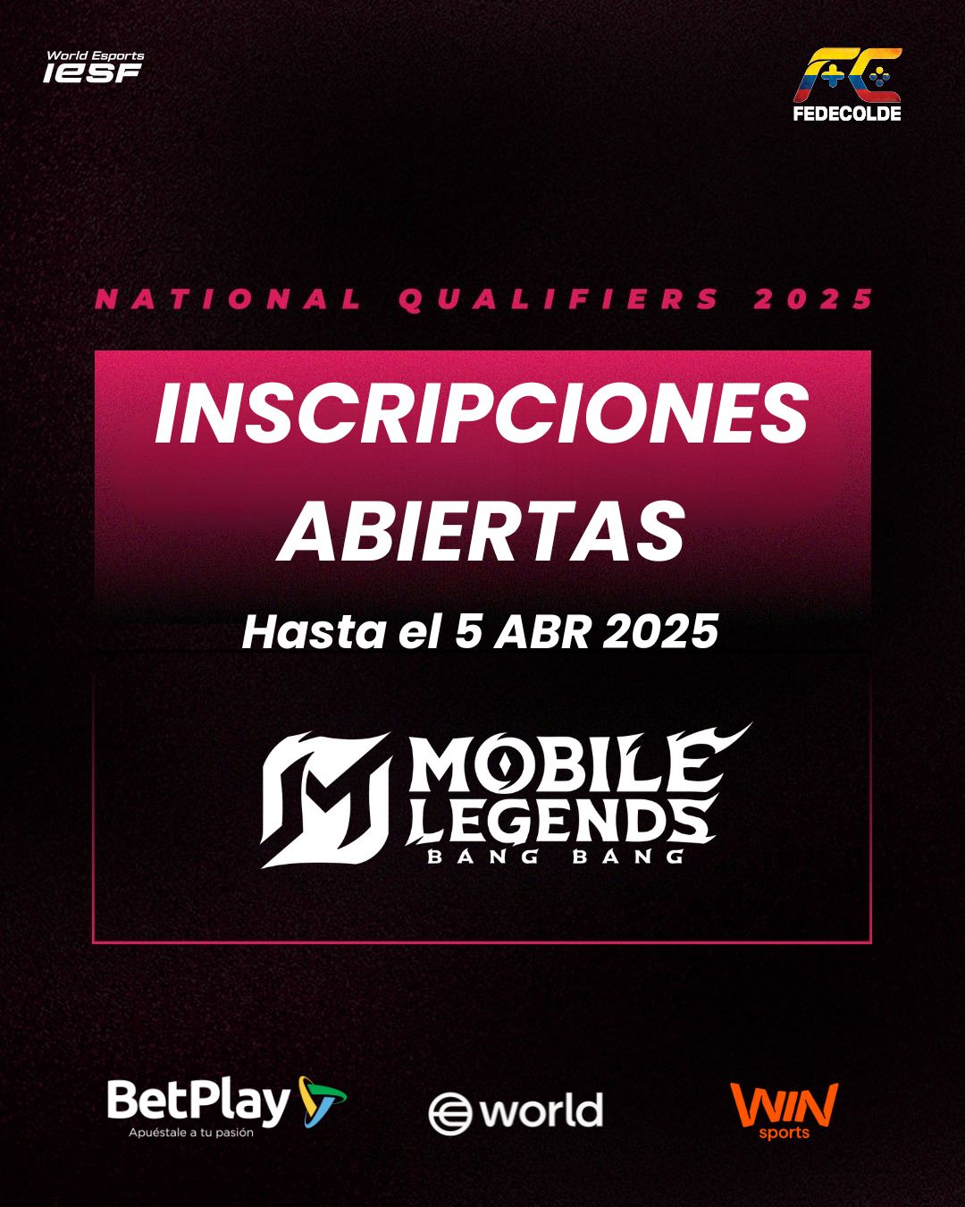 MLBB - Clasificatorio Campeonato Mundial IESF