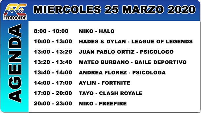Jornada de 12 Horas de transmisión contínuas