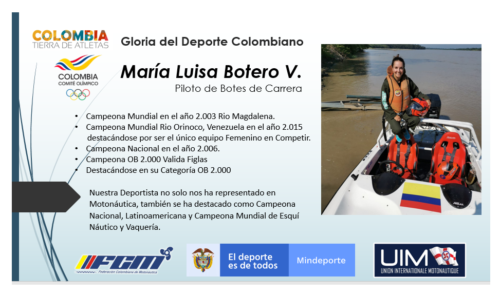 GLORIAS DEL DEPORTE MOTONAUTICA COLOMBIA 