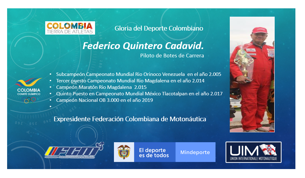 GLORIAS DEL DEPORTE MOTONAUTICA COLOMBIA 