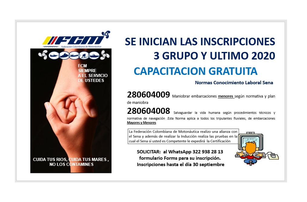 ULTIMA CAPACITACION PARA OBTENER LICENCIA DE TRIPULANTE 