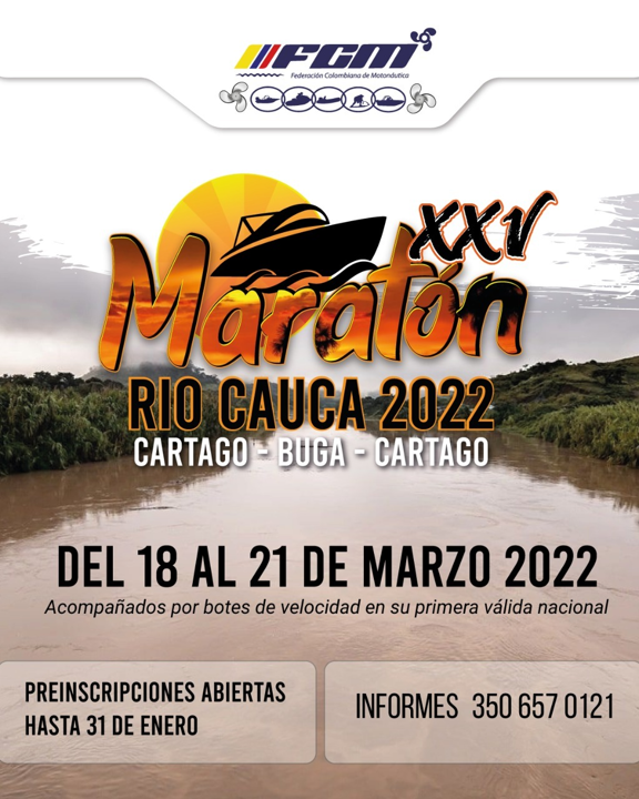 XXV MARATON RIO CAUCA 2022 