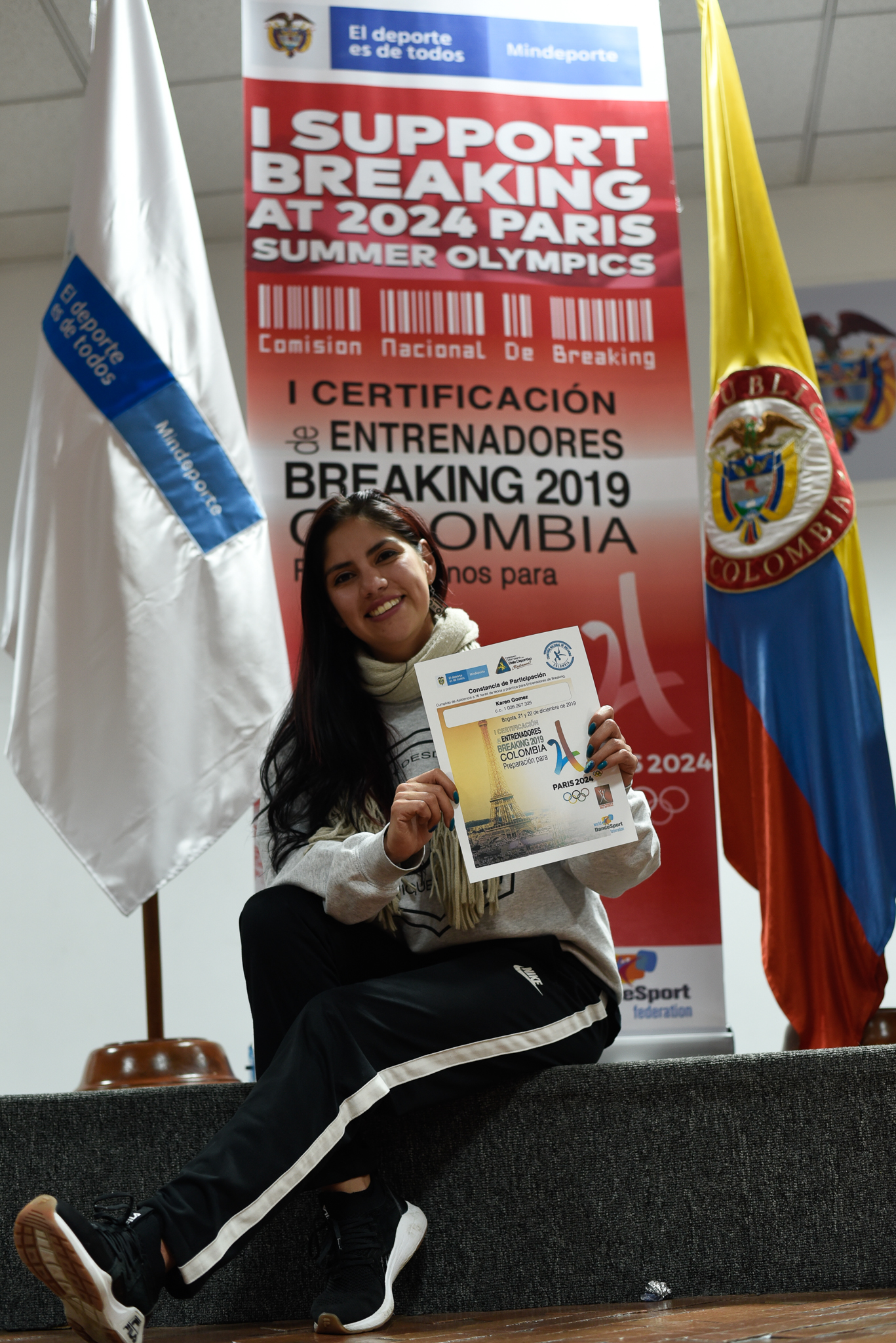 Resultados de la I Certificación Nacional de Entrenadores de Breaking 2019, Bogota