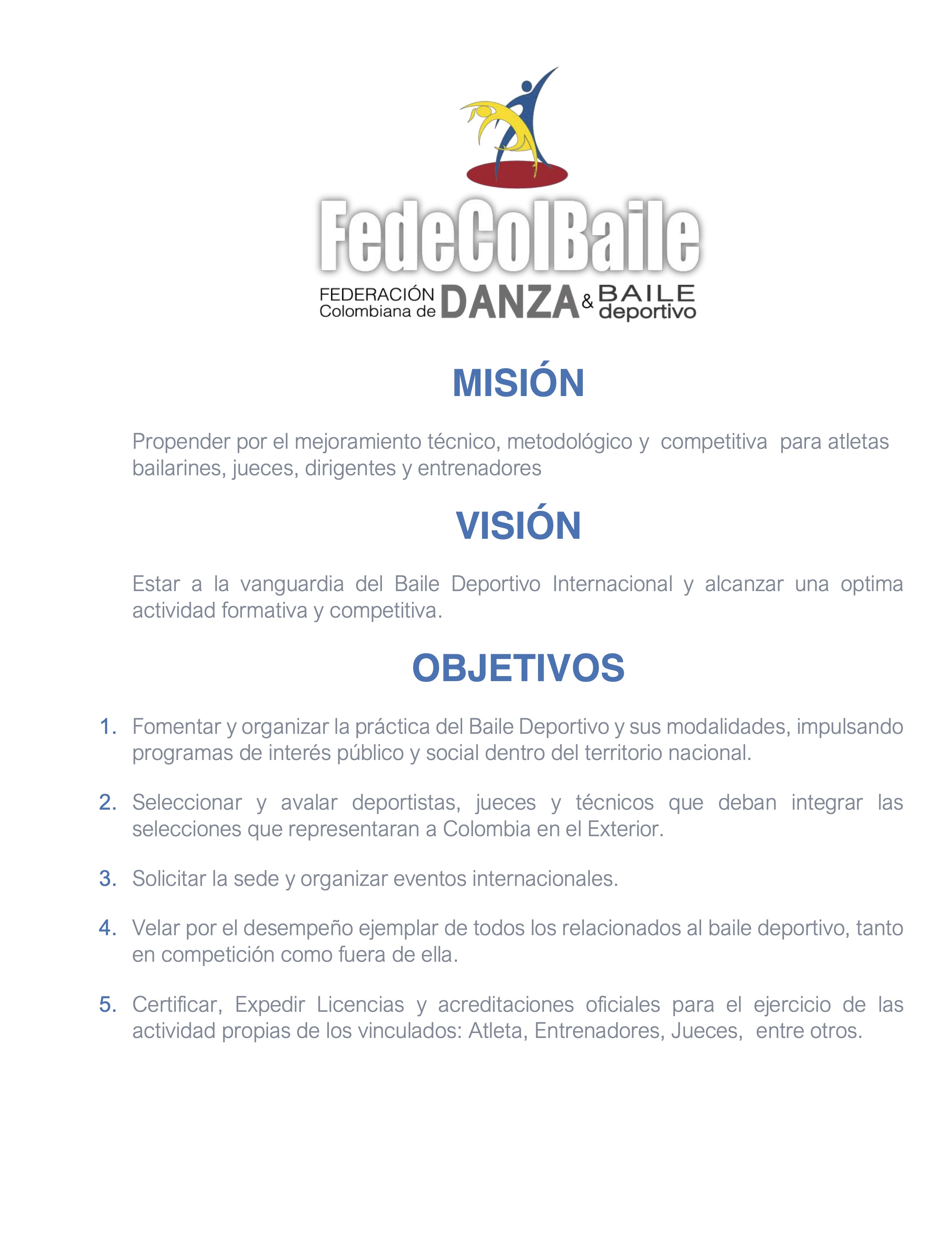 Misión / Visión / Objetivos