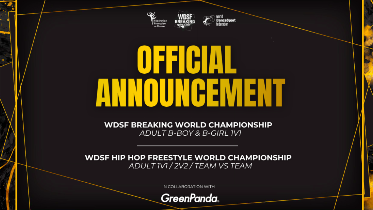 París confirmada como ciudad anfitriona de los Campeonatos Mundiales de Breaking y Hip Hop Freestyle de 2026.